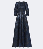 Simkhai Claravelle jacquard gown