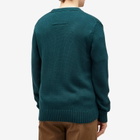 Givenchy Men's V-Neck Varsity Cardigan in Fir Green
