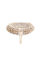 Rabanne Crystal-embellished Bracelet - Gold - One Size