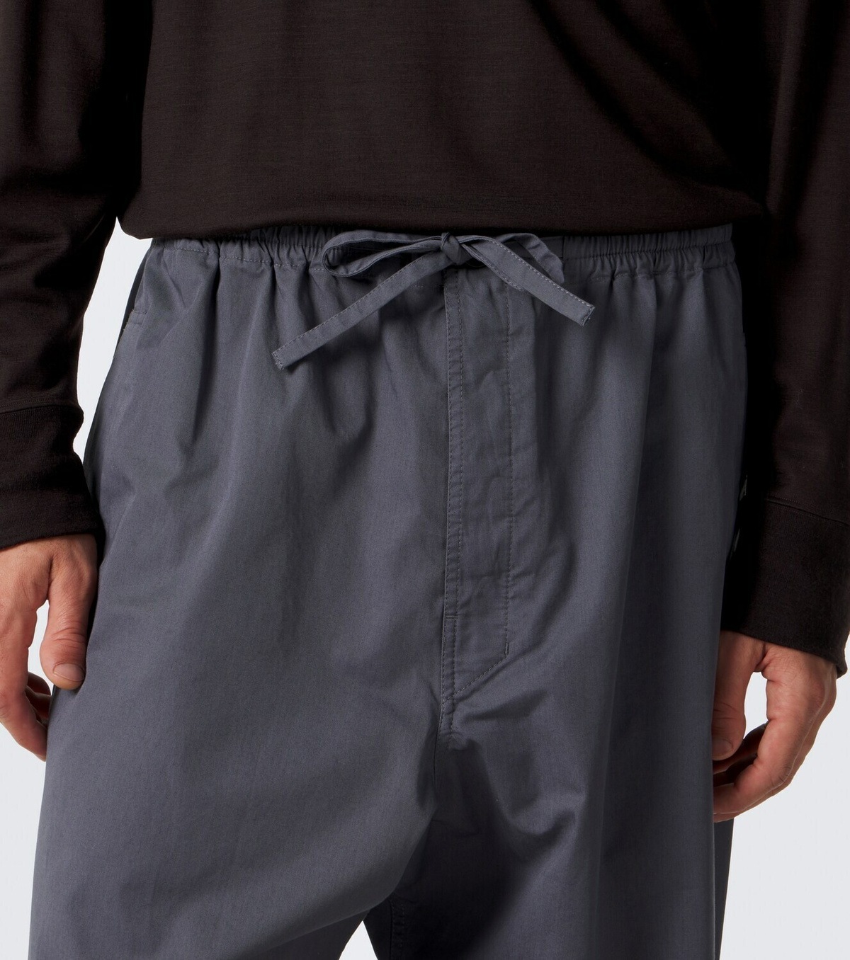 Lemaire Cotton twill wide-leg pants