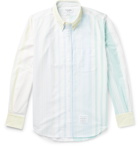Thom Browne - Fun Mix Button-Down Collar Striped Cotton Oxford Shirt - Multi
