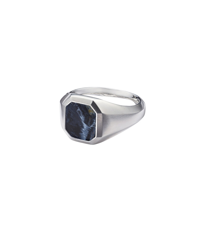 Photo: David Yurman Streamline® sterling silver ring with pietersite