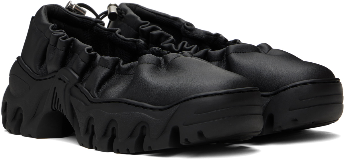 Rombaut Black Aura Ballerina Flats