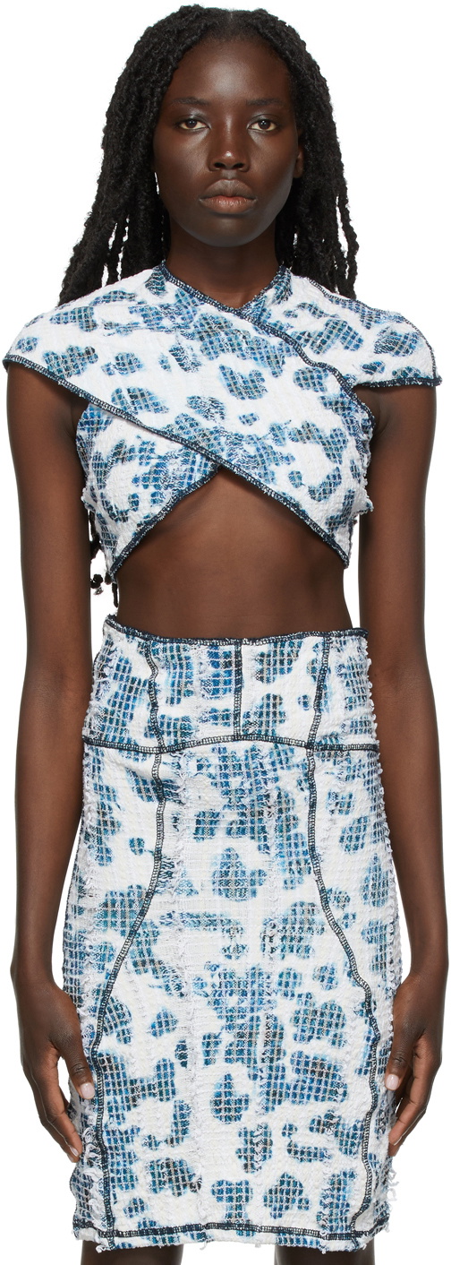 Luna Del Pinal Rubber Stretch Weave Top