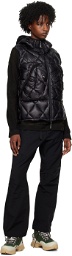 ROA Black Quilted Down Vest