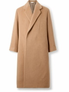 Fear of God - Oversized Double-Breasted Belted Melton Wool Overcoat - Brown