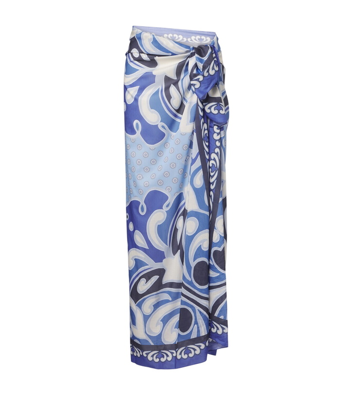 Photo: La DoubleJ Printed cotton beach cover-up