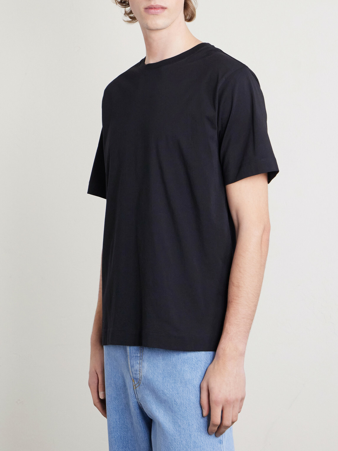 Dries Van Noten - Cotton-Jersey T-Shirt - Black