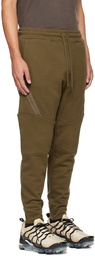 C.P. Company Khaki Paneled Lounge Pants