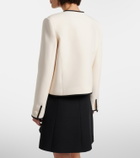 Valentino Crepe Couture scalloped jacket