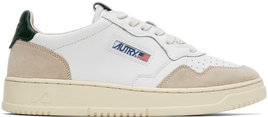 AUTRY White Medalist Low Sneakers Autry