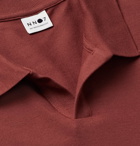 NN07 - Paul Cotton and Modal-Blend Piqué Polo Shirt - Red