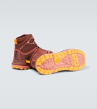 Hoka One One Tor Ultra Hi leather-trimmed sneakers