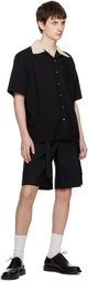 Dunst Black Belted Shorts