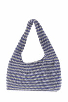 Kara Embellished Fabric Mini Crystal Mesh Shoulder Bag