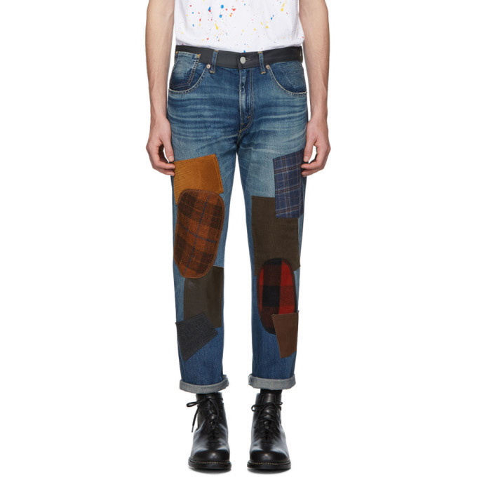 Photo: Junya Watanabe Indigo Levis Edition 501 1954 Customized Jeans