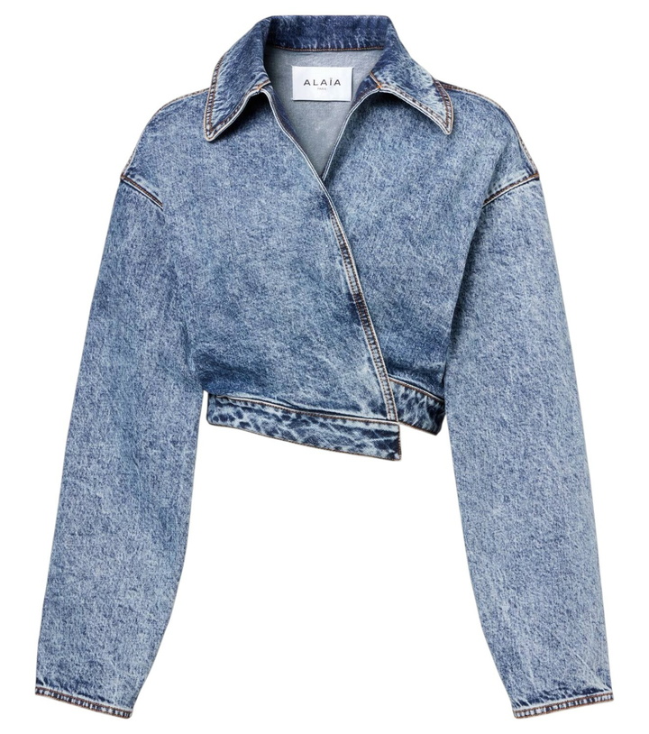 Photo: Alaïa Spiral denim jacket