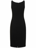 VERSACE Stretch Cady Midi Dress