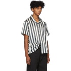 Visvim Black and Off-White Free Edge Shirt