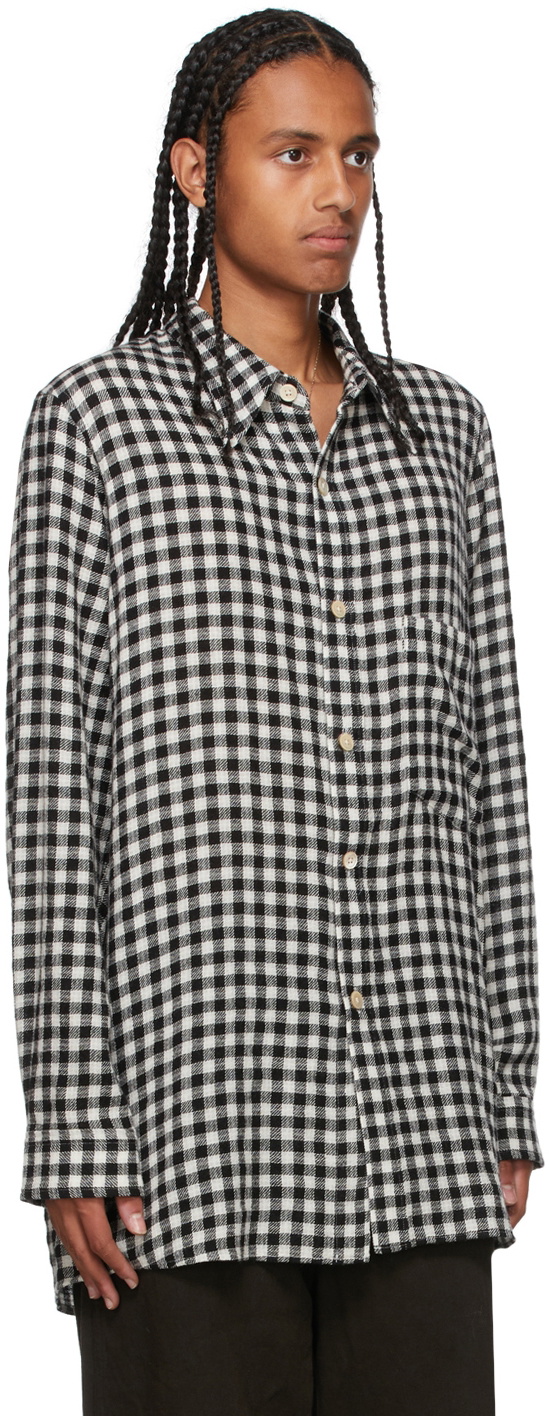 BED J.W. FORD Black & White Check Shirt BED J.W. FORD