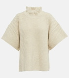 See By Chloe - Ruffled wool-blend knit sweater