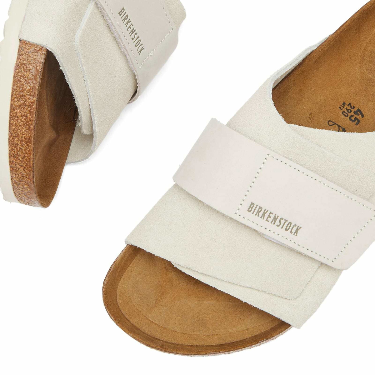 Birkenstock Kyoto in Antique White Suede Birkenstock