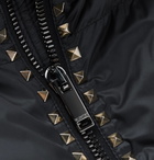 Valentino - Rockstud Quilted Shell Hooded Down Jacket - Men - Midnight blue