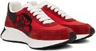 Alexander McQueen Red Sprint Sneakers
