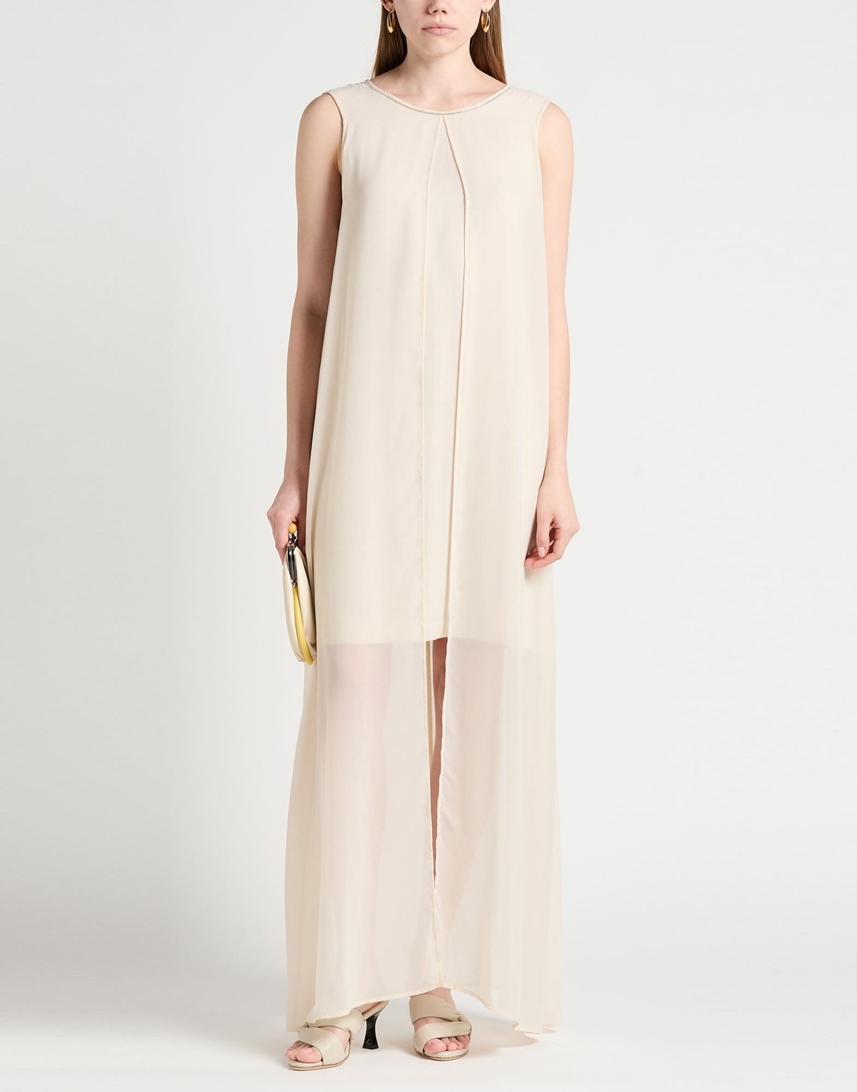 Peserico Womens Mini dress in Beige