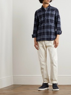 Ralph Lauren Purple label - Checked Cotton-Flannel Shirt - Blue