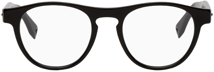 Photo: Fendi Black Round Thick Glasses