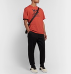 Y-3 - Logo-Print Cotton-Jersey T-Shirt - Orange