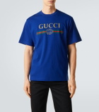 Gucci Logo cotton and silk jersey T-shirt