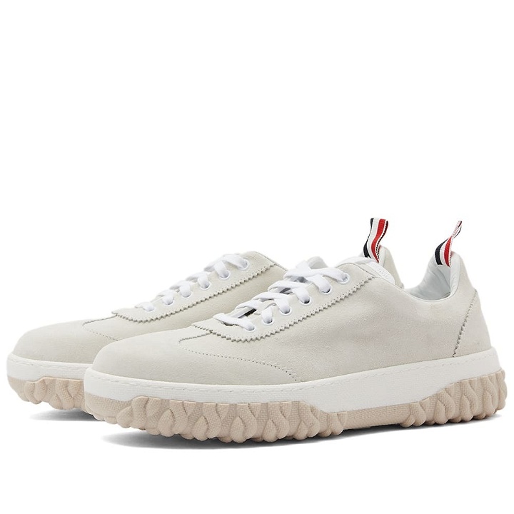 Photo: Thom Browne Men's Court Sneakers in White
