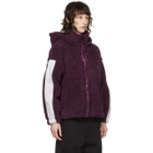 Li-Ning Purple Fleece Hooded Jacket