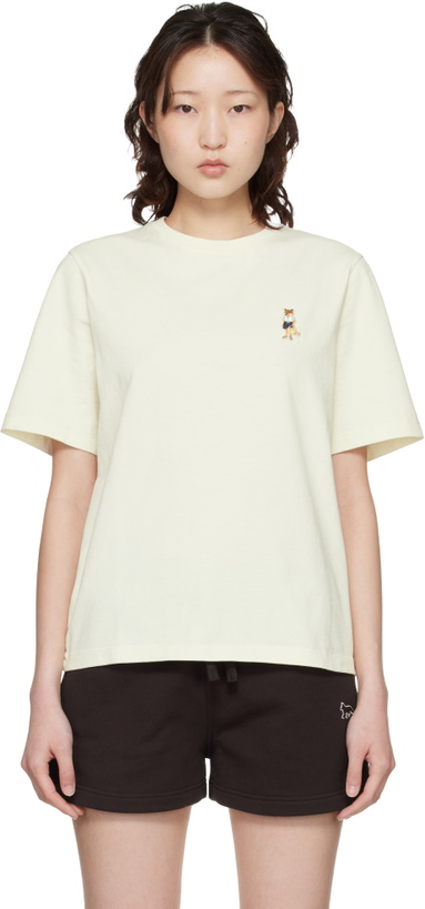 Photo: Maison Kitsuné Off-White Dressed Fox Comfort T-shirt