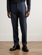 Lardini - Slim-Fit Puppytooth Wool-Blend Suit Trousers - Blue