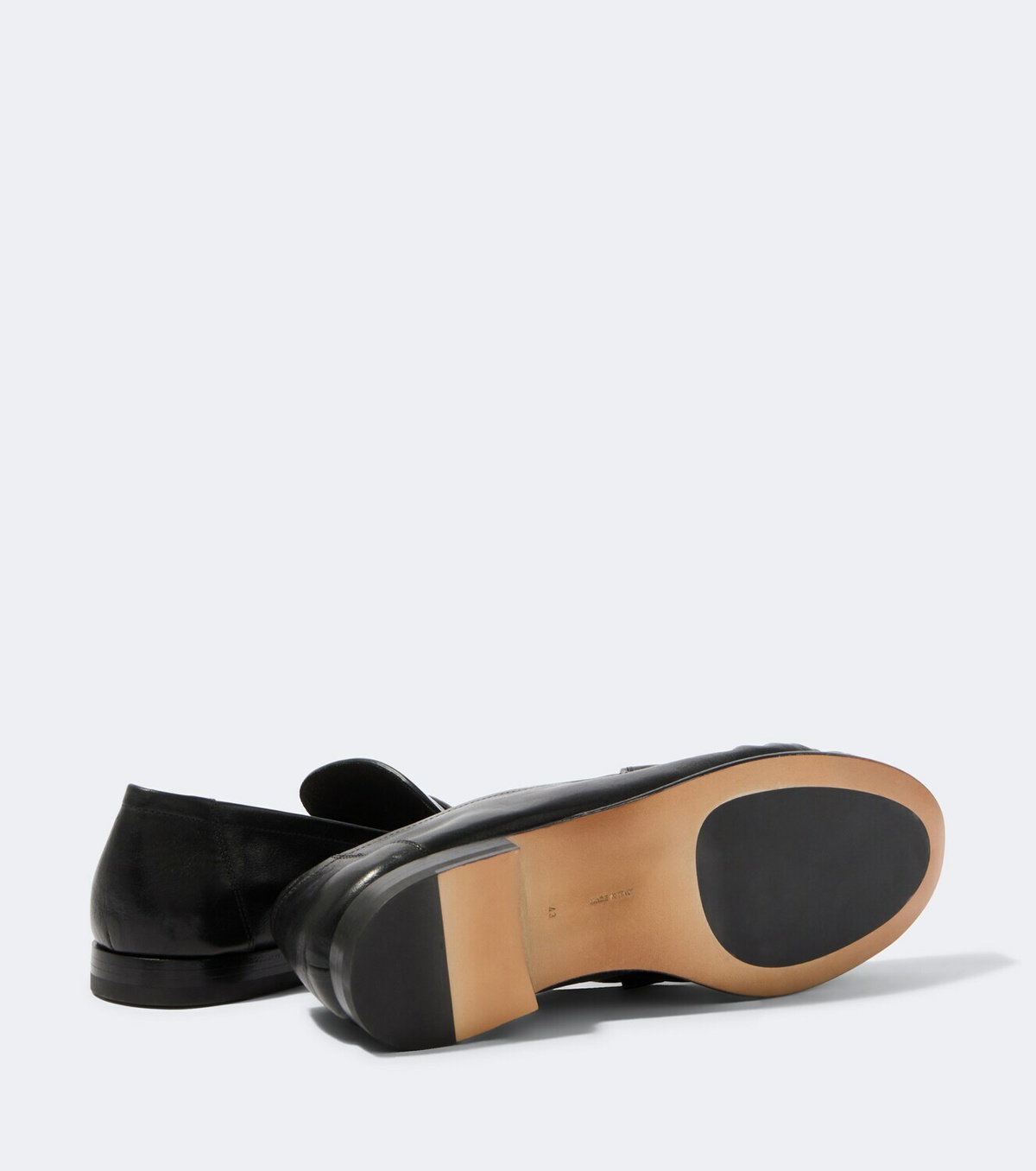 The Row Theo leather penny loafers