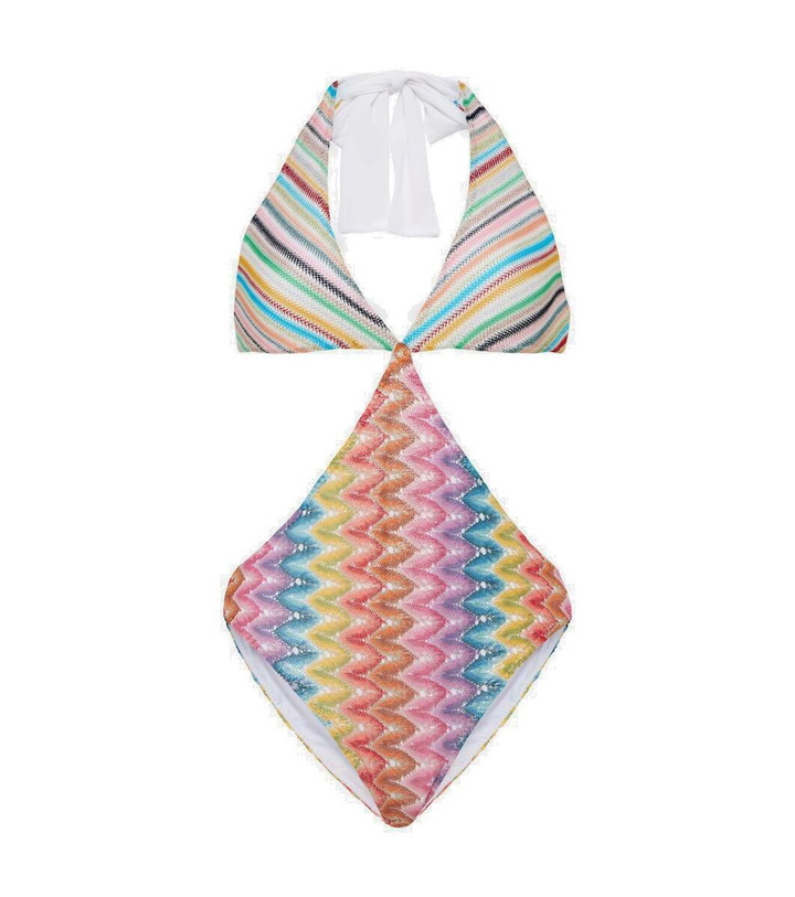 Photo: Missoni Zigzag lamé swimsuit