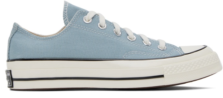 Photo: Converse Blue Chuck 70 Low Top Sneakers