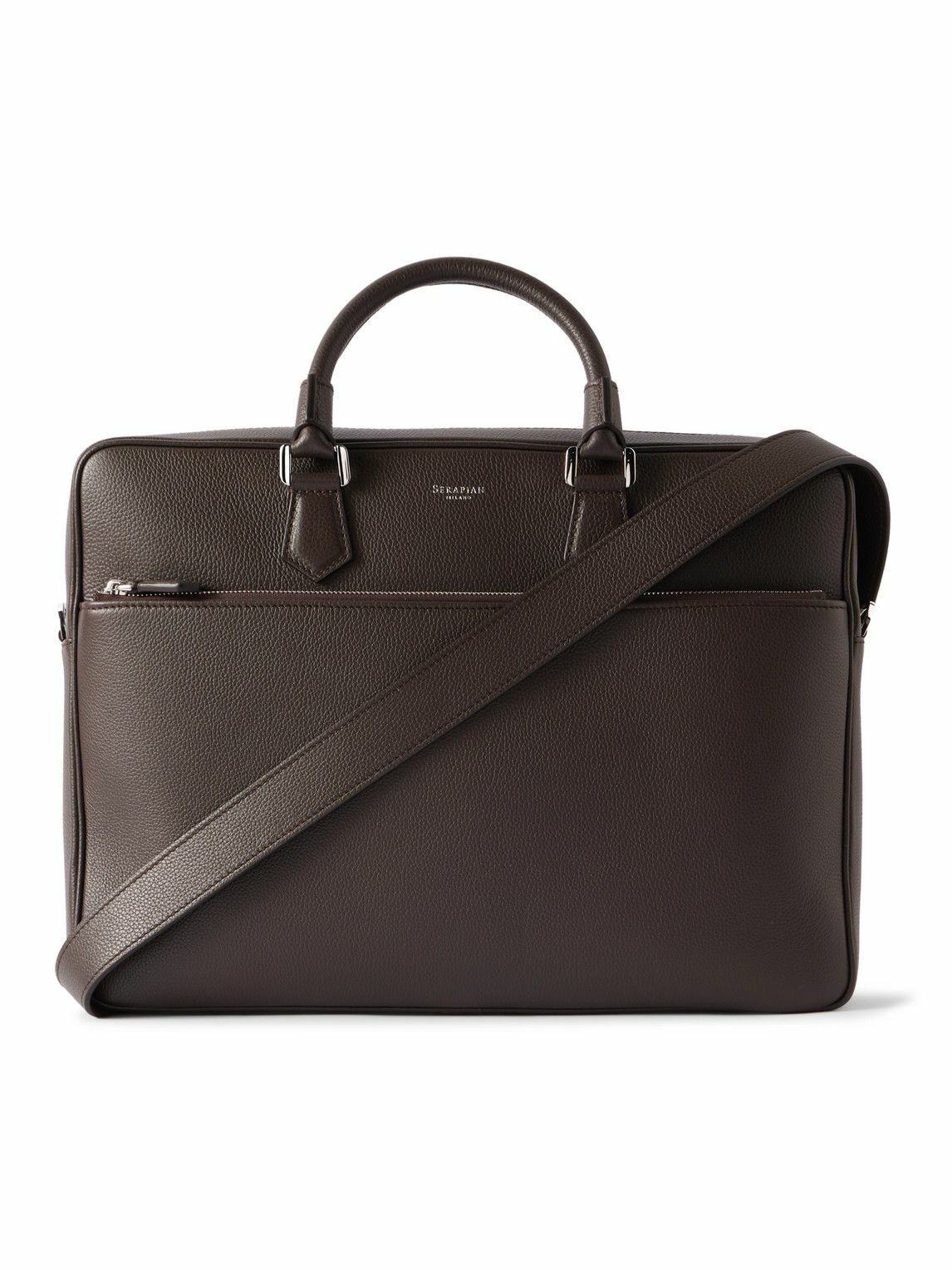 Serapian - Full-Grain Leather Briefcase