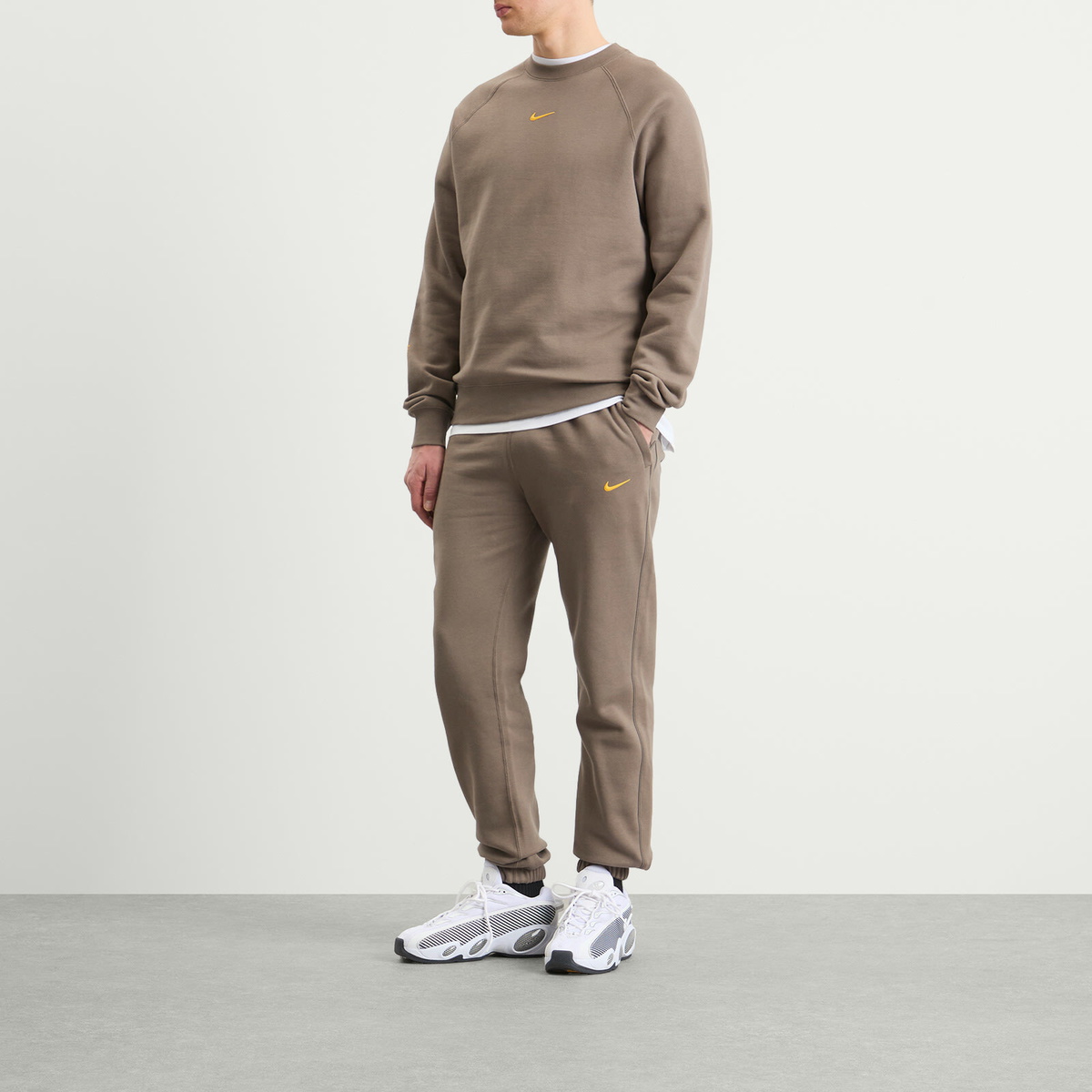 Nike Men's x NOCTA Cardinal Stock Fleece Pant in Olive Grey