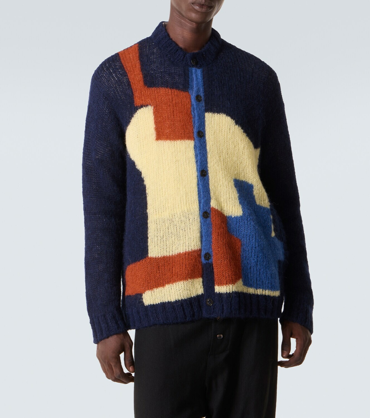 Bode Chapeau alpaca-blend cardigan