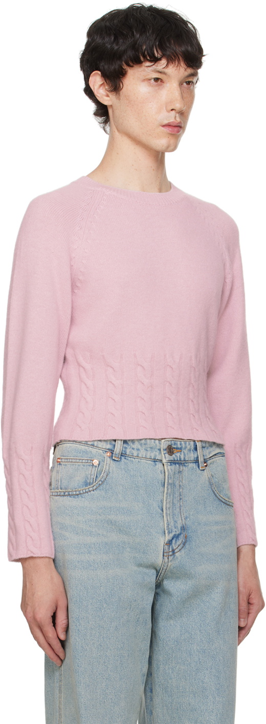 Recto Pink Brushed Sweater