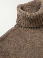 Kingsman - Shetland Wool Rollneck Sweater - Neutrals