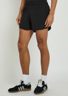 Y-3 Logo Stretch-polyamide Running Shorts Black