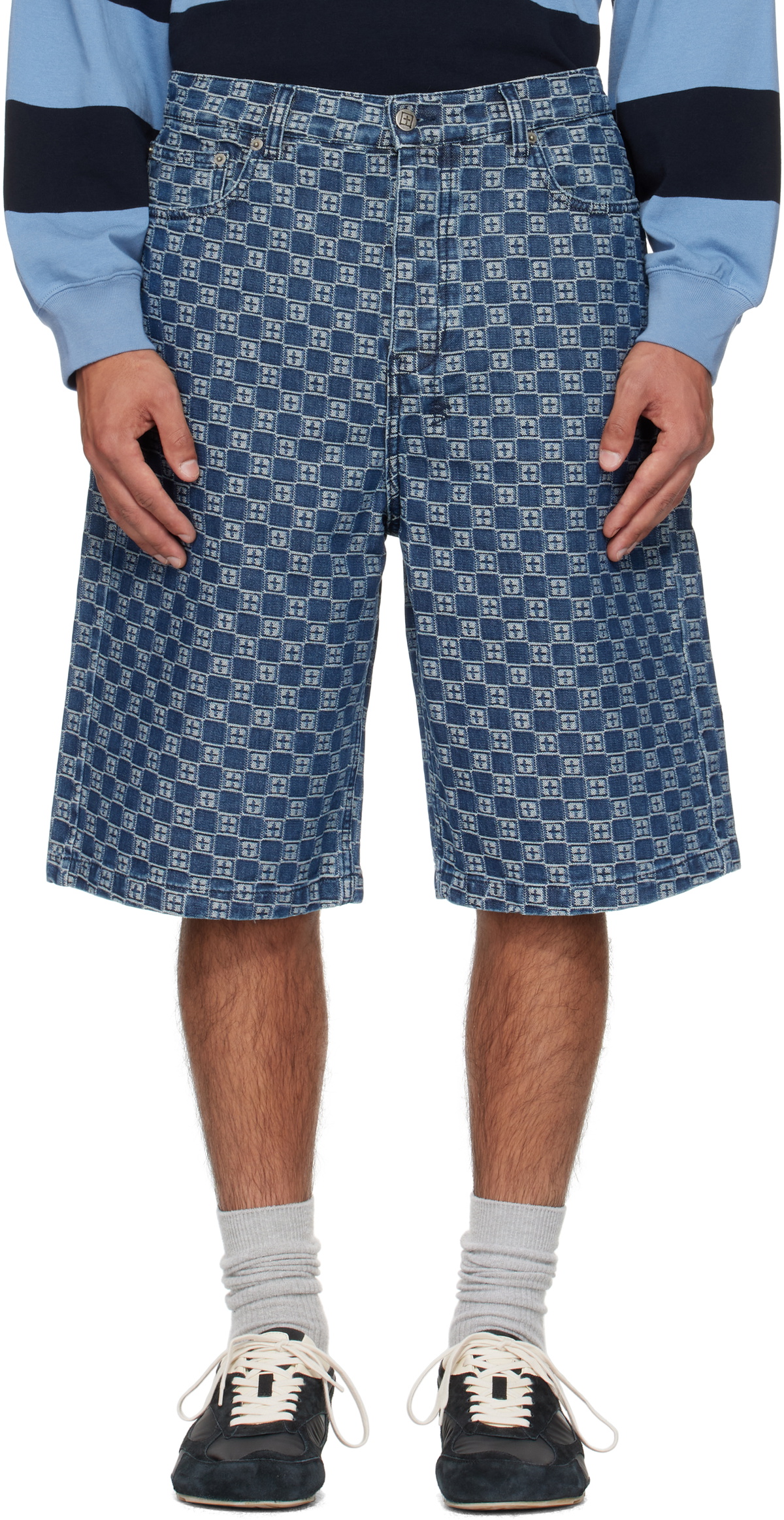 Ksubi Blue Maxx Klassik Denim Shorts