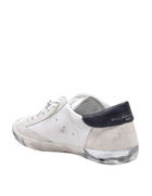 Philippe Model Prsx Low Leather Sneakers Black And White