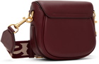 Marc Jacobs Burgundy 'The J Marc Small Saddle' Bag