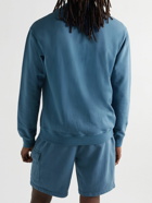 Onia - Garment-Dyed Cotton-Jersey Sweatshirt - Blue